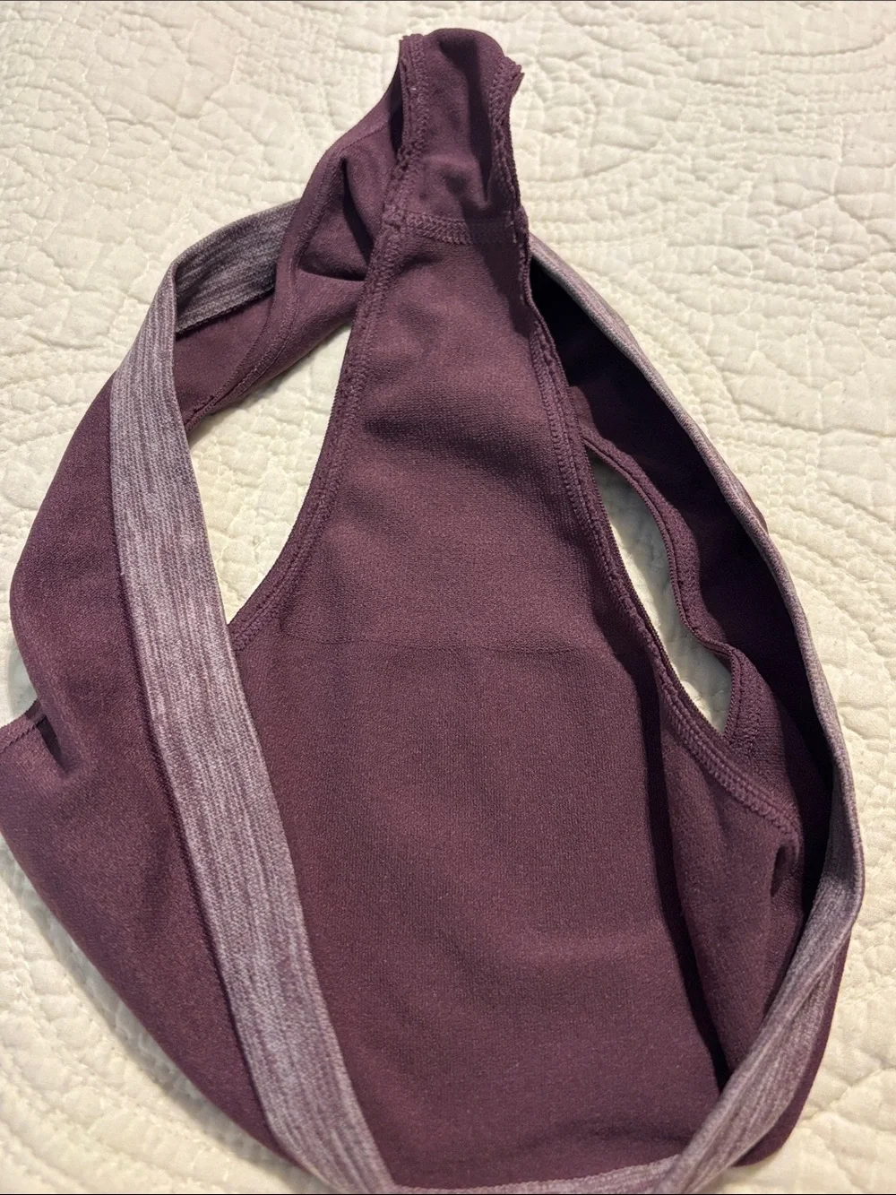 Hanes Women’s Seamless Thong - Plum - Size 5 Small